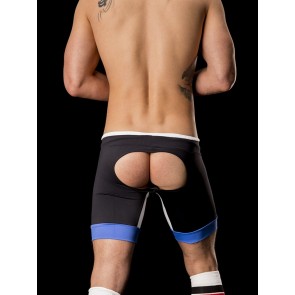 Barcode Berlin Miguel Backless Short - Black/Blue/White