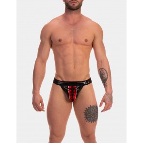Barcode Berlin Artur Backless Brief - Black,Red and White