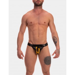 Barcode Berlin Artur Backless Brief - Black,Yellow and White