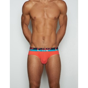 C-IN2 Theory Low Rise Brief - Coral Red