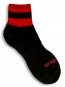 Barcode Berlin Petty Socks - Black and Red