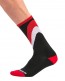 Barcode Berlin Initiale Socks - Black, Red and White
