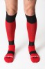 CellBlock 13 Roll Over Knee High Sock-Red