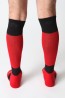 CellBlock 13 Roll Over Knee High Sock-Red