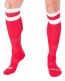 Barcode Berlin Football Socks - Red and White